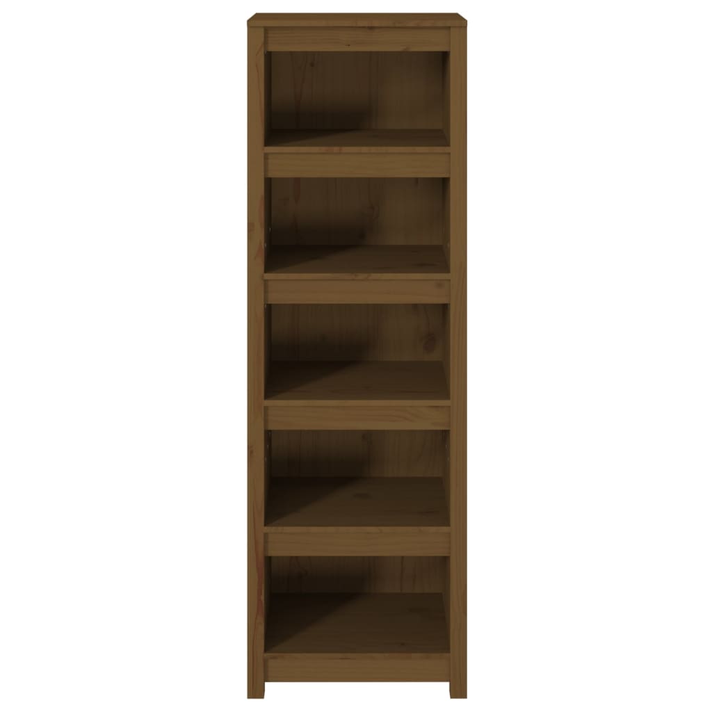 Book Cabinet Honey Brown 50x35x154 cm Solid Wood Pine